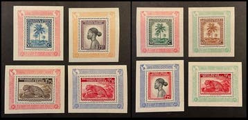 Congo belge 1943 - Congo belge - Blocs miniatures UPU -, Postzegels en Munten, Gestempeld