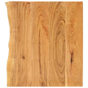 vidaXL Wastafelblad 80x52x2,5 cm massief acaciahout, Doe-het-zelf en Bouw, Verzenden, Nieuw