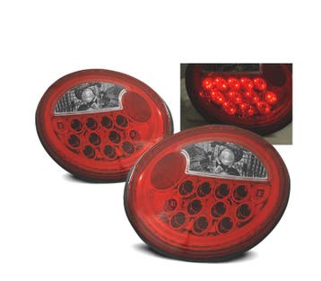 FEUX ARRIÈRE POUR VOLKSWAGEN VW NEW BEETLE, 98-05 LED ROUGE, Verzenden