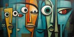 Felix van Horst - Bold Visage (XXL), Antiek en Kunst