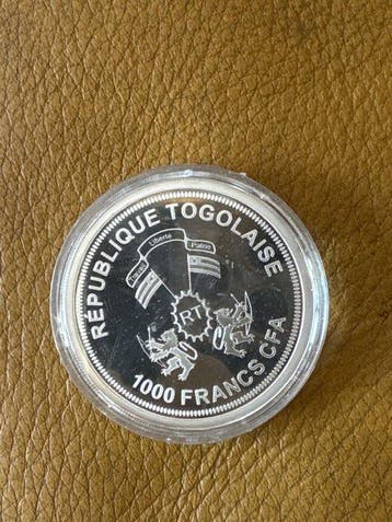 Togo. 1000 Francs 2019 Sonnensystem - Uranus, 1 Oz (.999)