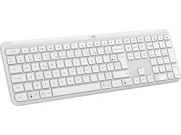 Logitech - Draadloos toetsenbord - Azerty - Wit, Verzenden, Logitech, Draadloos, Nieuw