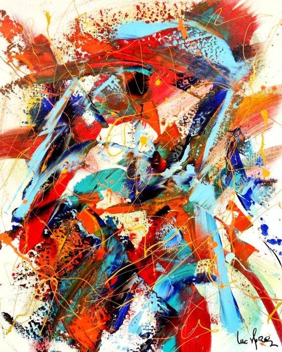 Luc Mora - Le perroquet bleu - XXL, Antiquités & Art, Art | Objets design