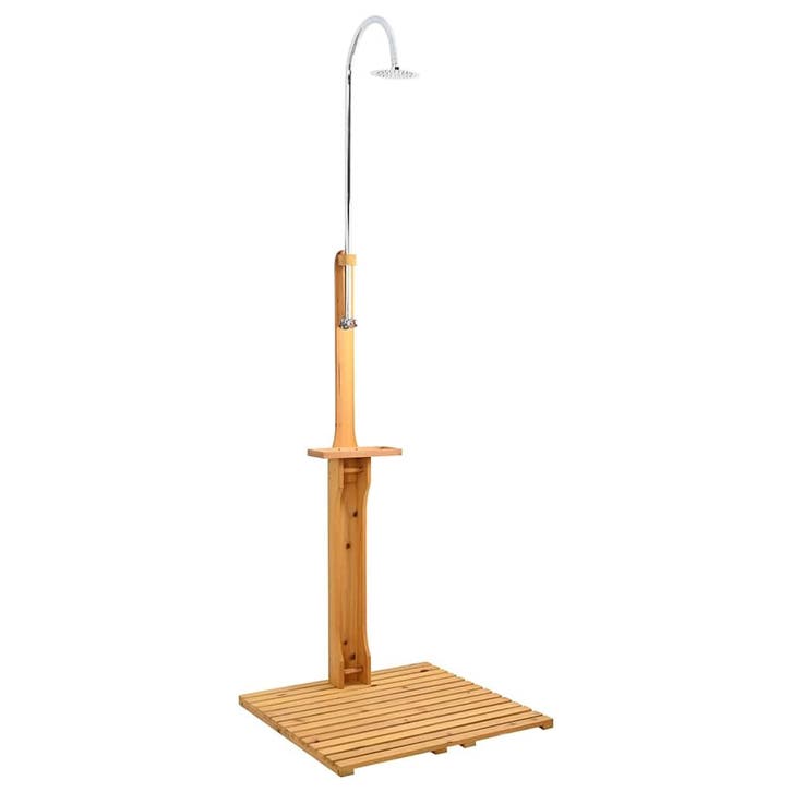 vidaXL Houten tuindouche, Tuin en Terras, Zwembaden, Nieuw, Verzenden