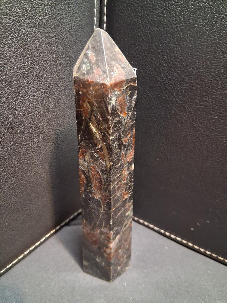Astrophyllite crystal tower - 125 mm - gateway to the stars, Handtassen en Accessoires, Overige Accessoires, Nieuw, Verzenden