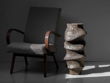 Vase - Composite - Vase sculptural au sol
