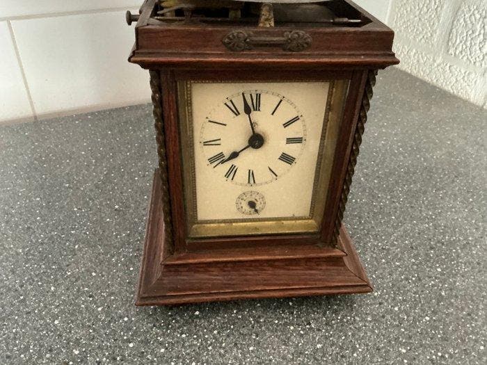 Symphonion horloge - Junghans - - Chêne - 1900-1910, Antiquités & Art, Antiquités | Horloges