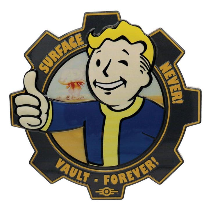 Fallout Resin Plaque Vault Boy, Verzamelen, Film en Tv, Nieuw, Ophalen of Verzenden
