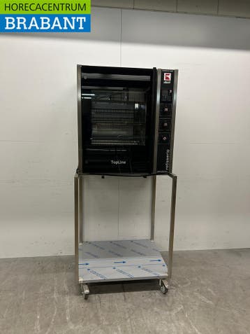 Gril à poulet Ubert RT-403 en acier inoxydable 5 paniers, Articles professionnels, Verzenden