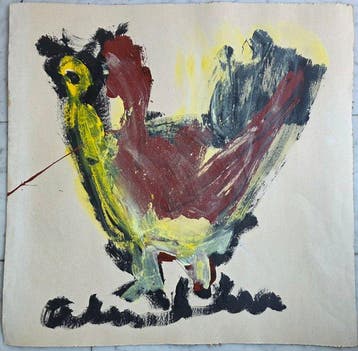 Anton Heyboer (1924-2005) - Kip, Antiek en Kunst