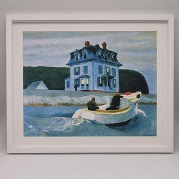 Edward Hopper - The Bootleggers (1925), Cadre Inclus