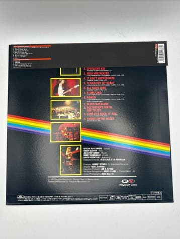 Rainbow Live Between The Eyes (1982) – Japanse LaserDisc –, Nieuw in verpakking