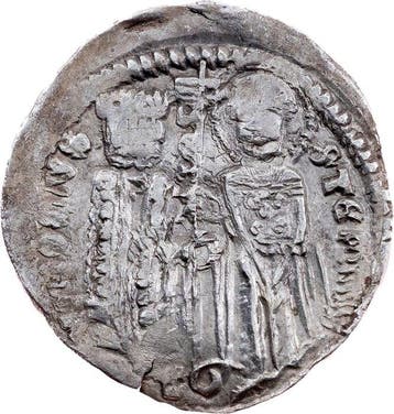 . Servië Stefan Uros II. Milutin. Dinar ND (1282-1321)