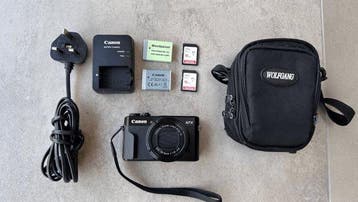 Canon PowerShot G7X Mark II – Immaculate – 2 Batts 2×cards, Nieuw