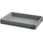 Stapelbak 600x400x50 mm euronorm grijs kunststof nieuw, Ophalen of Verzenden, Nieuw