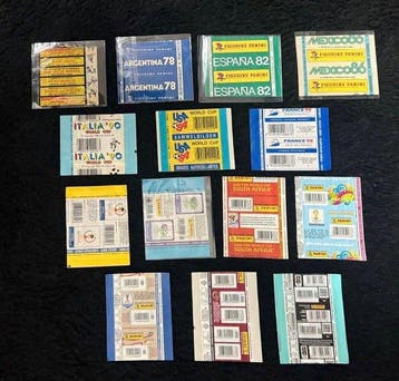 Panini World Cup 1974 to 2026 - (14/14) Sealed Pack -