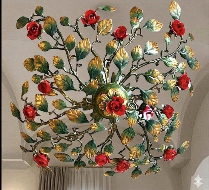 SLC Illumina - MG - Plafondlamp - Lenterozen 6 lampjes -, Antiquités & Art, Art | Objets design