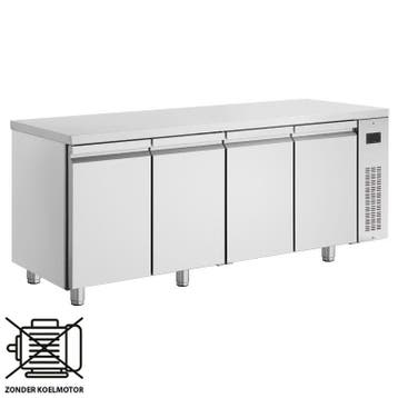 Koelwerkbank | 571L | 4 Deuren (1/1 GN) | 0°C/+10°C  | Voor, Verzenden, Nieuw in verpakking