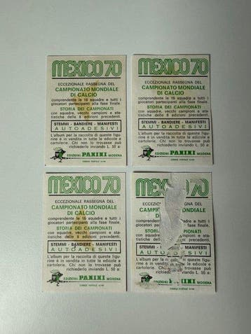 1970 Panini Mexico 70 World Cup Leon Semmeling + other, Collections