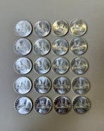 Italie. 500 Lire 1966 - 20 monete Caravelle argento FDC