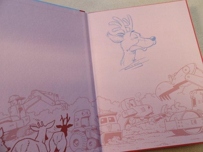 Suske en Wiske - De Beestige Brug + fantekening Eric de Rop, Boeken, Stripverhalen