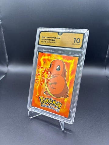 Pokémon - 1 Graded card - Charmander Movie Edition 04 - GG