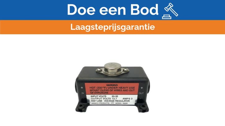 Bieden: Jabsco 45090-0000 Voltage Regulator -, Watersport en Boten, Bootonderdelen, Ophalen of Verzenden