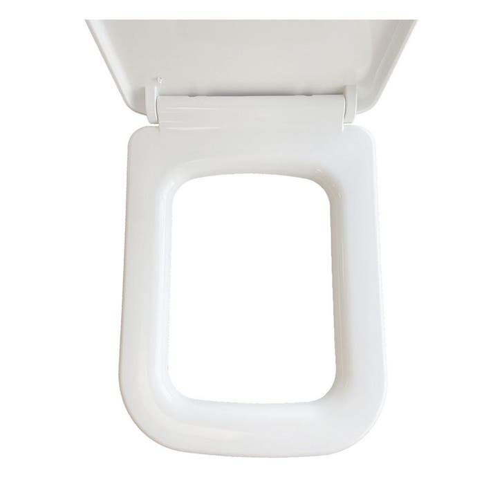 Toiletzitting met Deksel Wiesbaden Carré Softclose Wit, Doe-het-zelf en Bouw, Sanitair, Overige typen, Nieuw, Ophalen of Verzenden