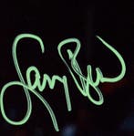 NBA - Larry Bird, Magic Johnson - 20x25 Gesigneerde foto -