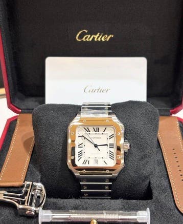 Cartier - Santos de Cartier - W2SA0009 - NEW - Homme -, Nieuw