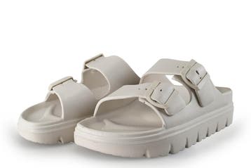 Claudia Ghizzani Slippers in maat 39 Beige, Kleding | Dames, Schoenen, Verzenden, Beige, Zo goed als nieuw, Slippers
