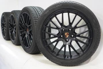 Porsche Cayenne E3 21 inch velgen Pirelli Winterbanden Origi, Ophalen of Verzenden