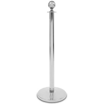 Afzetpaal | ROYAL | Verchroomd | Ø320x970(h)mm Luxus, Verzenden, Nieuw in verpakking