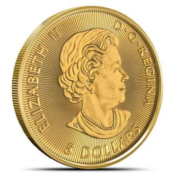 Canada. 5 Dollars 2019 1/10 oz $5 CAD Canadian Gold Polar