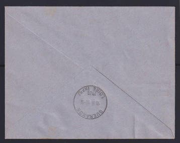 France 1945 - Enveloppe de lilot de St Nazaire avec paire