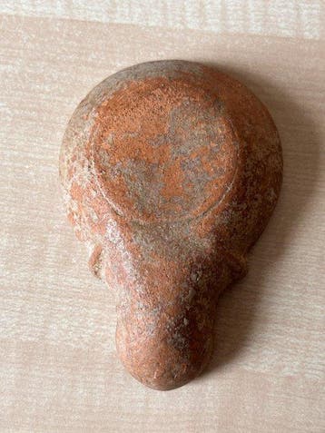 Oud-Romeins, Keizerrijk Terracotta Romeinse olielamp (Zonder, Antiek en Kunst