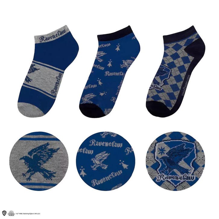 Harry Potter Ravenclaw Enkelsokken (3 stuks), Collections, Harry Potter, Enlèvement ou Envoi