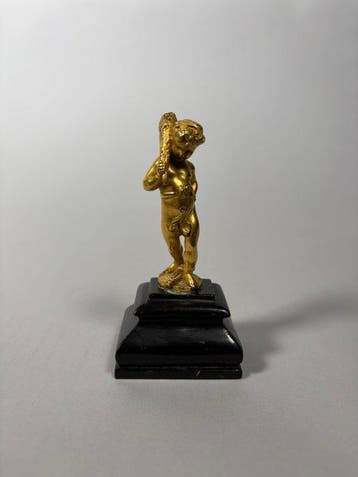 sculptuur, Hercule enfant, XVIIeme siecle - 10.5 cm -