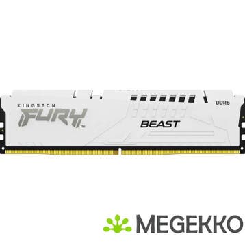 Kingston DDR5 FURY Beast White 1x16GB 6000, Verzenden