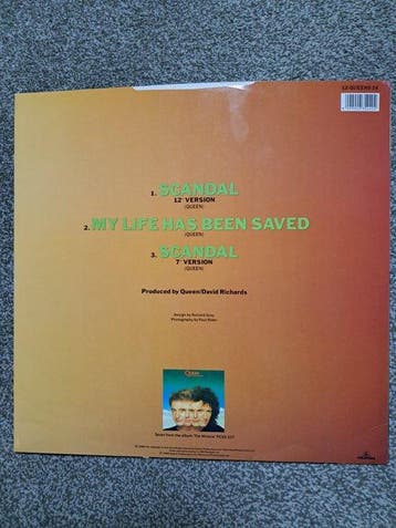 Queen - Scandal - Single-sided 12 single with etched, Cd's en Dvd's, Vinyl Singles, Nieuw in verpakking