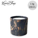 Geurkaars Lisboa Ambre Noire - 1 kg - Les Lumières du Temps, Ophalen of Verzenden, Nieuw