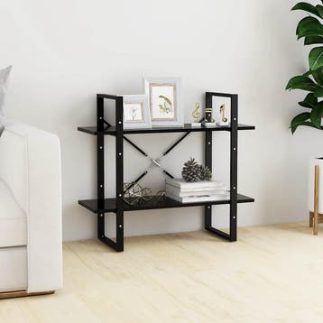 vidaXL Boekenkast met 2 schappen 80x30x70 cm bewerkt hout, Verzenden, Nieuw