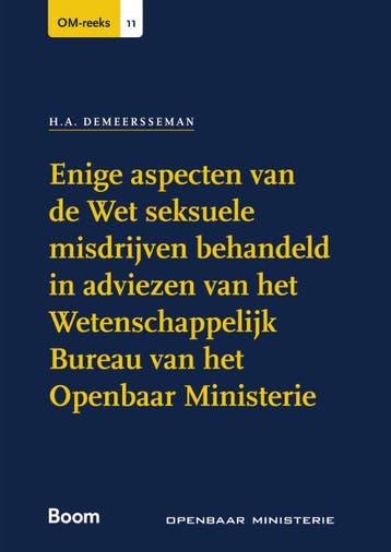 Enige Aspecten Van De Wet Seksuele Misdrijven Behandeld In A, Boeken, Verzenden, Nieuw, H.A. Demeersseman