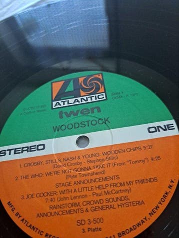 Jimi Hendrix & Related, Santana - Woodstock - Disque vinyle
