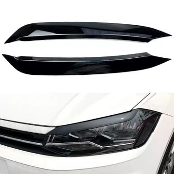 Koplampspoilers | geschikt voor Volkswagen | Polo 17-21 5d h, Verzenden