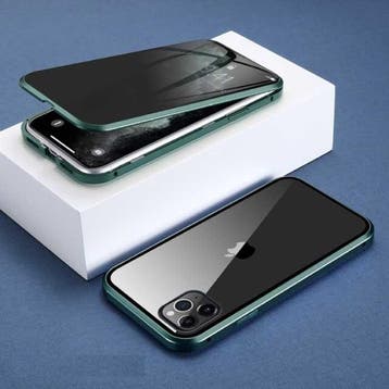iPhone 6S Plus Magnetisch Privacy Hoesje met Tempered Glass, Verzenden, Nieuw