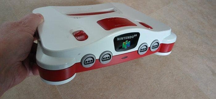 Nintendo - N64 - Nintendo 64 set rood-wit met controllers en, Consoles de jeu & Jeux vidéo, Consoles de jeu | Accessoires Autre