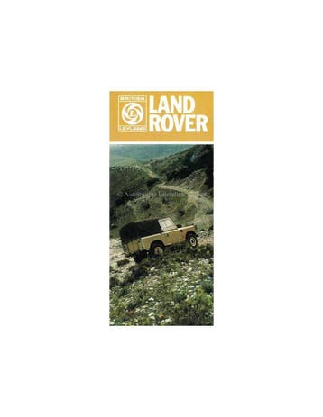 1974 LAND ROVER SERIES III BROCHURE ENGELS, Nieuw