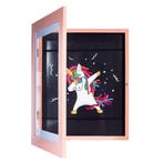 A4 Wissellijst Kindertekening - Fotolijst Hout - Roze, Verzenden, Nieuw
