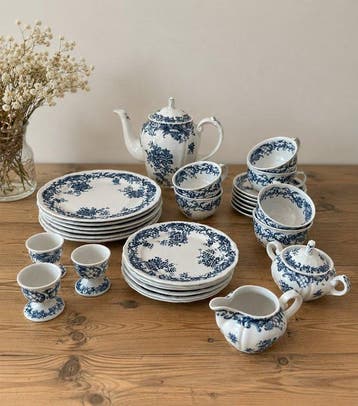 Villeroy & Boch - Theeservies - Valeria Blue - Porselein